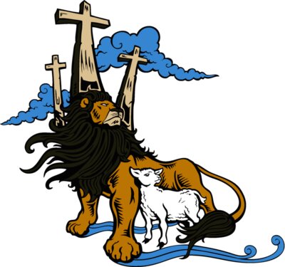 lamb and lion cross