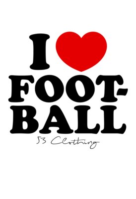 i heart football