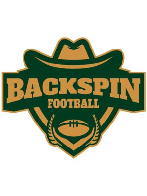 Backspin Football logo template