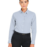 CrownLux Performance® Ladies' Microstripe Shirt